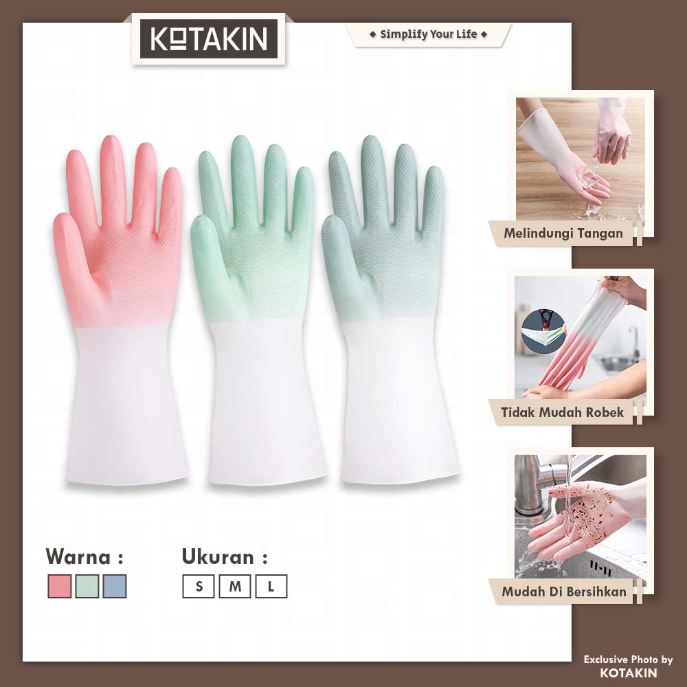Sarung Tangan Cuci Piring 2 Warna